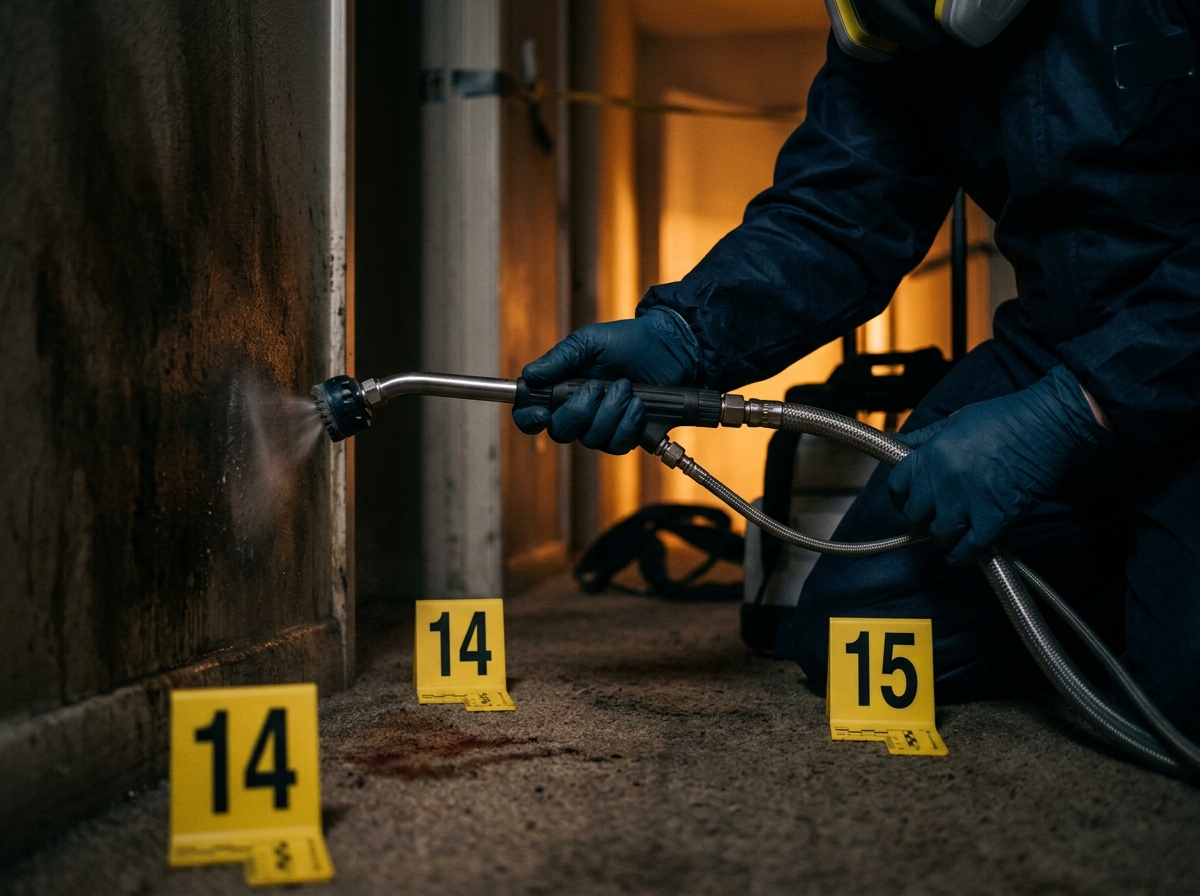 Limpieza Forense y Escenas del Crimen